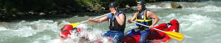 Ob Kanutour, Hydrospeed, Mountainbetour, Klettern und vieles mehr, beim BAC machts richtig Spaß!